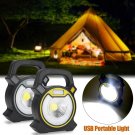 30W COB LED Work Light Flashlight w/ Hanging Hook Outdoor Garden Emergency Lamp