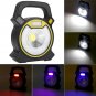 30W COB LED Work Light Flashlight w/ Hanging Hook Outdoor Garden Emergency Lamp