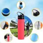Lightweight Travel Collapsible Silicone Flex Water Bottle Foldable Hiking 600ML