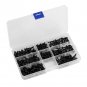 200X Round Head Self-tapping Screw Accessories Screw Assortment Kit Bolt Black