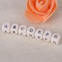 100Pcs 10mm Mixed Alphabet Letter Cube Square Wooden Spacer Beads Craft DIY coi