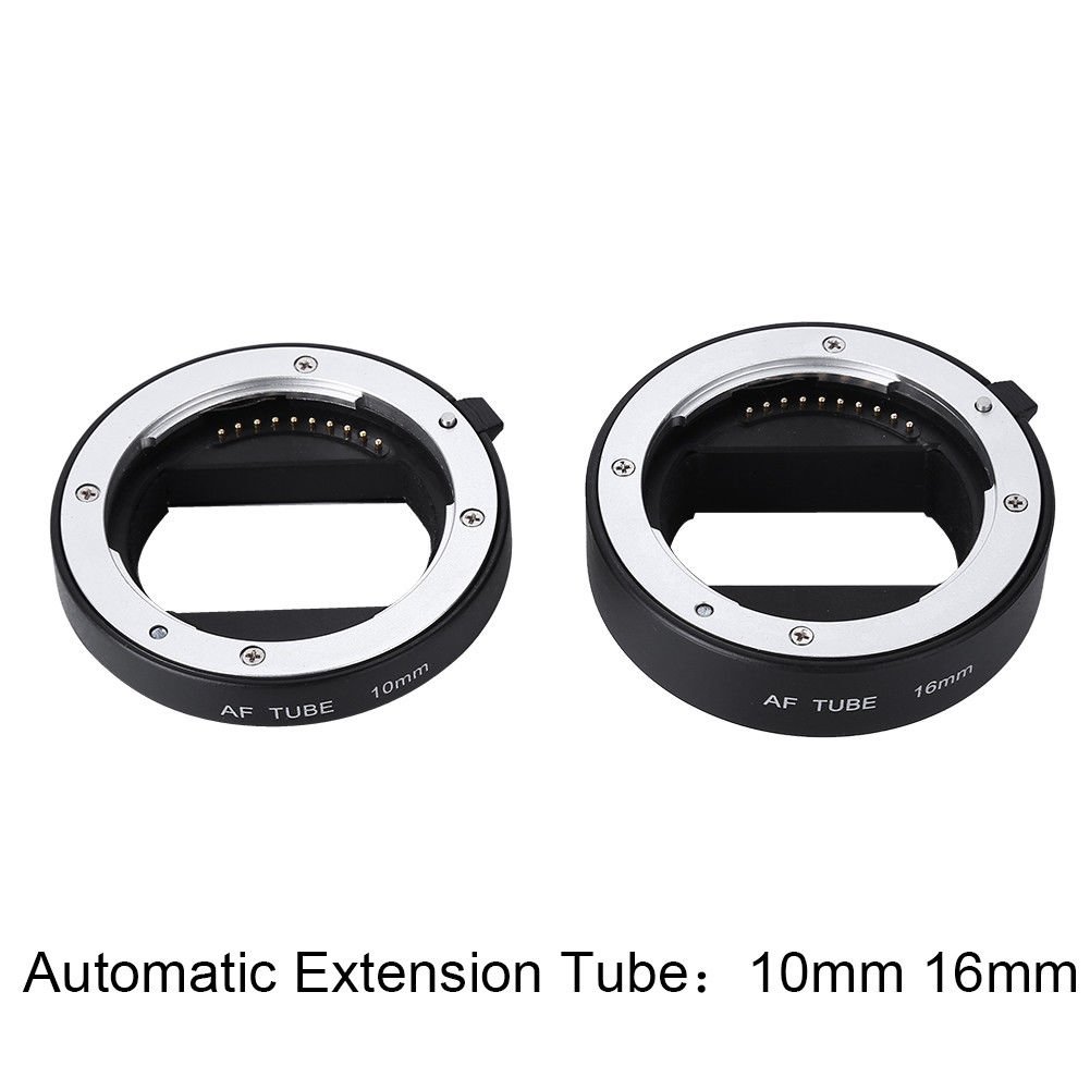 Auto Focus for Sony NEX E Mount Camera AF Macro Extension Tube 10mm+16mm Set