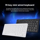 Mini Multimedia USB Wired External Office Gaming Keyboard For PC Laptop Notebook