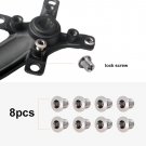 8Pcs/Pack Mountain Road Bicycles Chain Wheel Crankset Locking Screws Bolts Parts