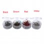 20pcs Fishing Hooks Treble High-Carbon Steel Fish Hook 2# Tackle w/Box 4 Colors