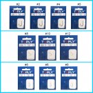 10pcs/Lot Carbon Steel Barbed Jig Hooks Fishing Tackle With Nylon Fishing Line