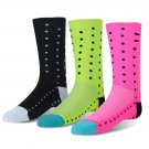 Unseix Men Women Riding Cycling Sport Socks Breathable Bicycle Footwear 3 Colors