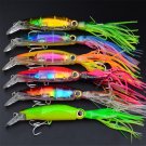 Fishing Lures 24cm/40g Fishing Tackle Squid Lures Fish Bait Crankbait Jig Hook
