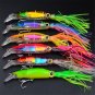 Fishing Lures 24cm/40g Fishing Tackle Squid Lures Fish Bait Crankbait Jig Hook