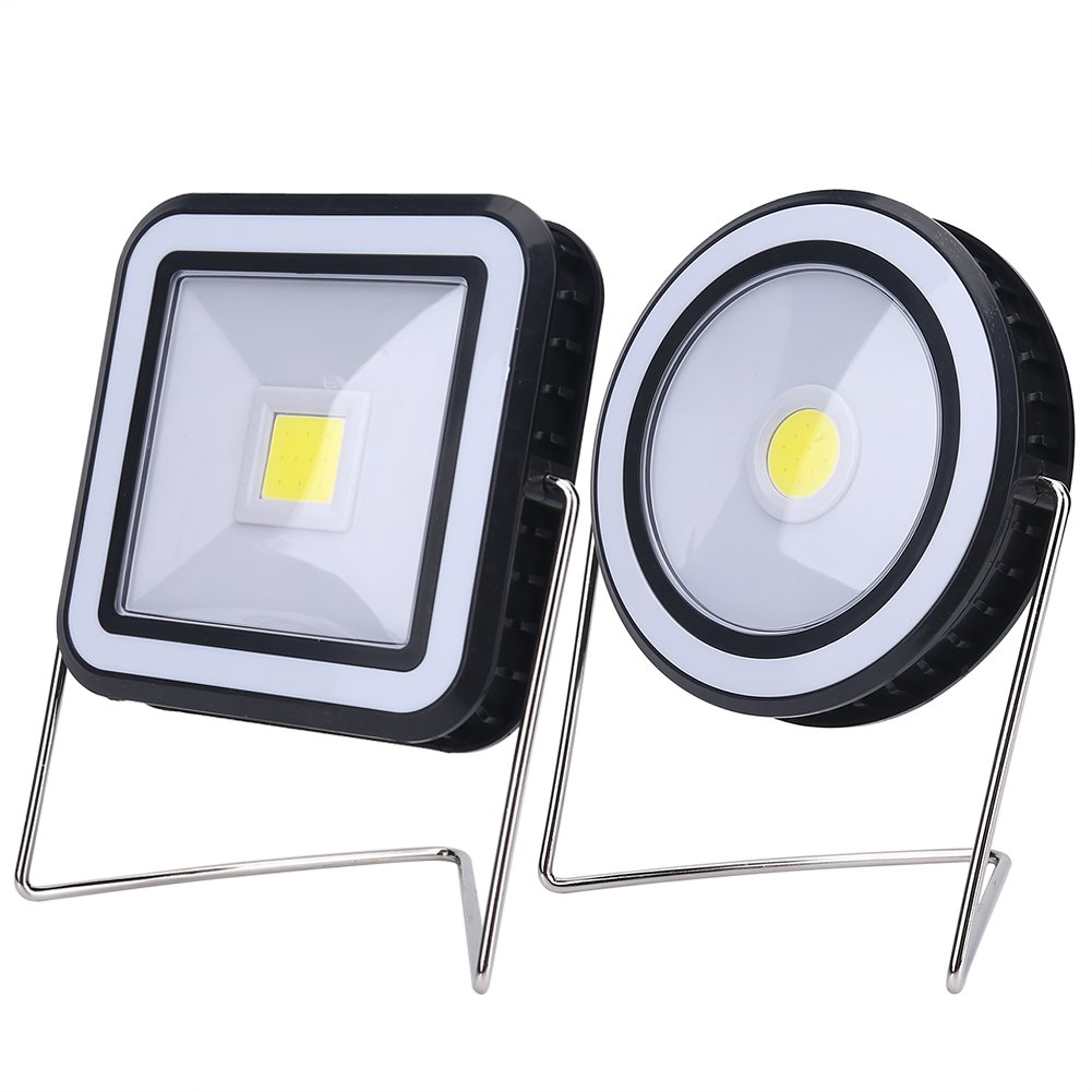 Bright COB LED Camping Lantern Solar Power Rechargeable Hiking Emergency Light