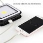 Bright COB LED Camping Lantern Solar Power Rechargeable Hiking Emergency Light