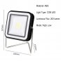 Bright COB LED Camping Lantern Solar Power Rechargeable Hiking Emergency Light