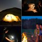Bright COB LED Camping Lantern Solar Power Rechargeable Hiking Emergency Light