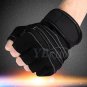 Weight lifting Gym Gloves Training Fitness Wrist Wrap Workout Exercise Sports