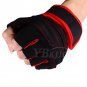 Weight lifting Gym Gloves Training Fitness Wrist Wrap Workout Exercise Sports