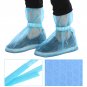 PVC Kids Children Waterproof Fold Rain Boots Cover Wellies Overshoes Transparent