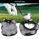 S/M/L Nylon Mesh Nets Bag Pouch Golf Tennis 10-50 Ball Carrying Holder Storage