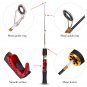 54cm Fishing Rod Ice Fishing Rod Winter Fishing Pole Tool 2 Sections Lightweight