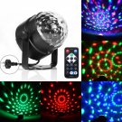 RGB LED Stage Light Disco Home Party Crystal Magic Ball Effect Lamp With Remote