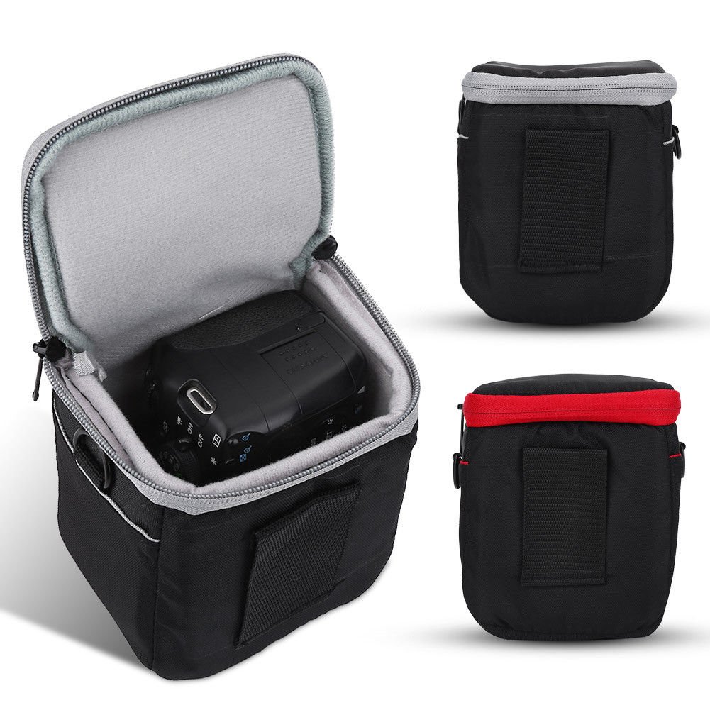 Waterproof Shoulder Bag Nylon Small Camera Case Cover Handbag for SLR DSLR Cam