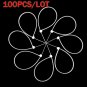 5 Sizes100pcs Network Nylon Plastic Zip Trim Wrap Cable Loop Ties Wire Self-Lock
