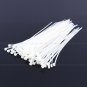 5 Sizes100pcs Network Nylon Plastic Zip Trim Wrap Cable Loop Ties Wire Self-Lock