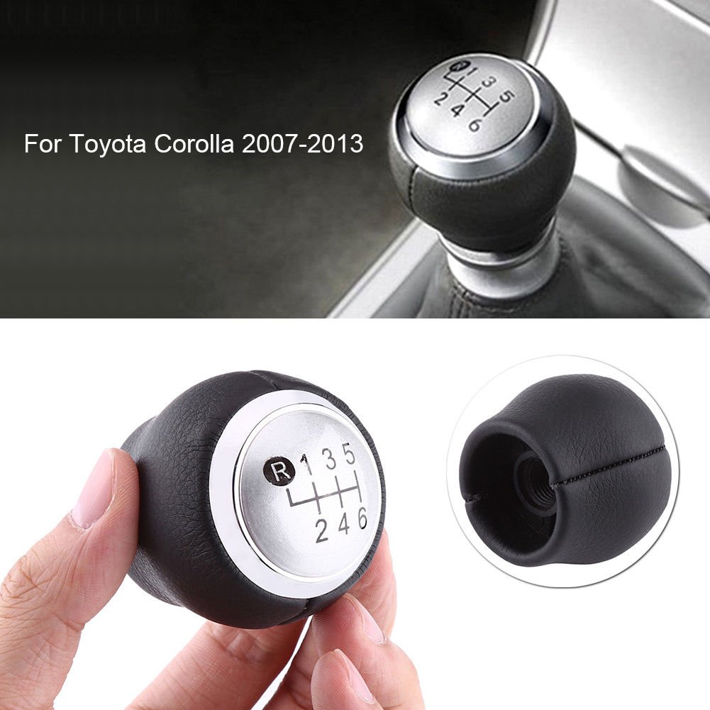 6 Speed Auto Car Gear Shift Shifter Lever Knob Head For Toyota Corolla 2007-2013
