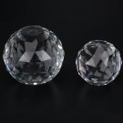 Clear Cut Crystal Sphere 60/80mm Faceted Gazing Ball Prisms Suncatcher Decor coi