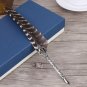 Antique Feather Dip Pen Set 0.5mm Nib Quill Metal Calligraphy Writing Pen Gift