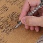 Antique Feather Dip Pen Set 0.5mm Nib Quill Metal Calligraphy Writing Pen Gift