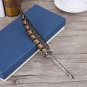 Antique Feather Dip Pen Set 0.5mm Nib Quill Metal Calligraphy Writing Pen Gift