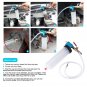 Car Vehicle Trucks Brake Fluid Drain Replacement Tool Pump Oil Bleeder White
