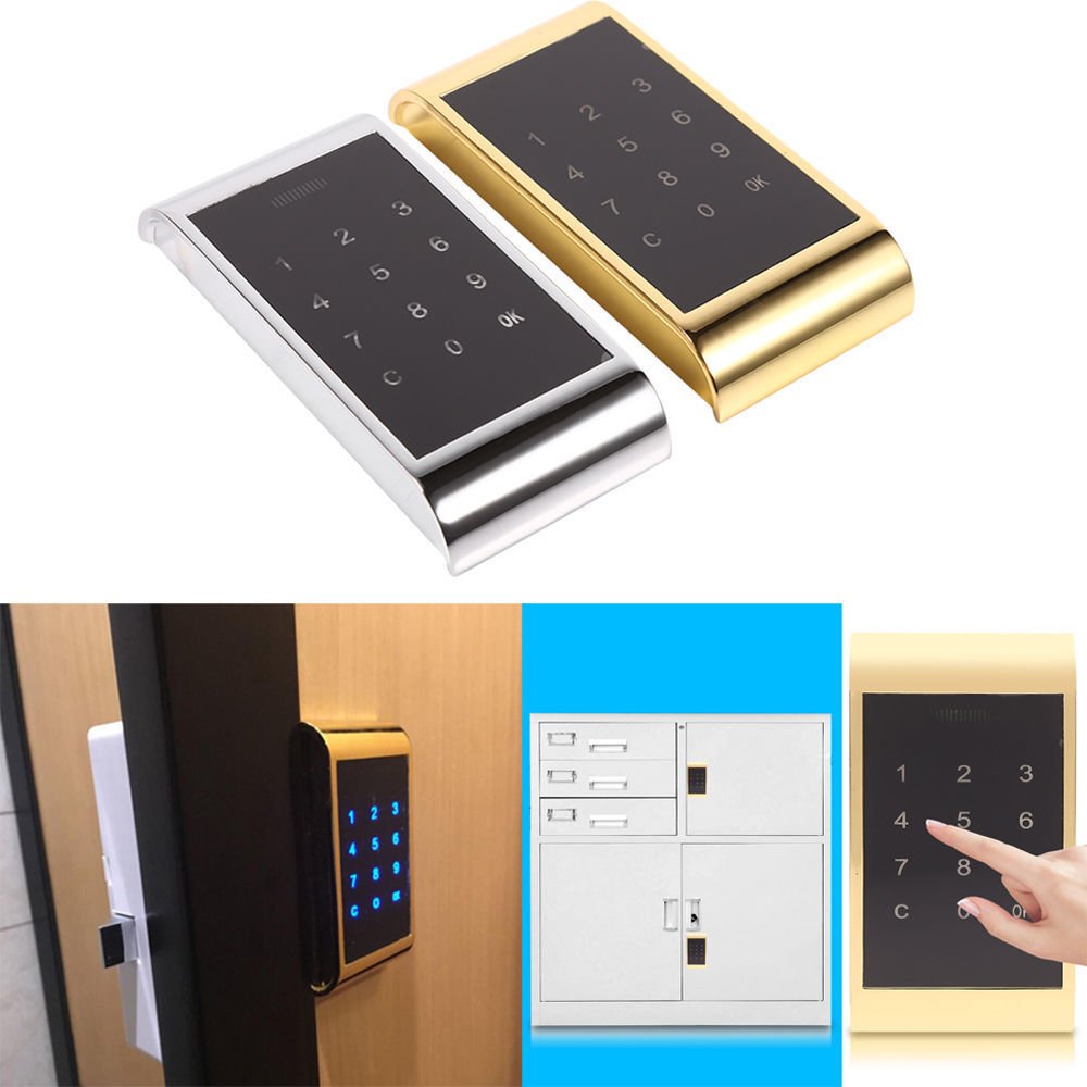 Digital Touch Keypad Lock Password Access Security Cabinet Coded Without Keys