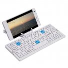 Universal Mini Folding Magnetic Holder Bluetooth Wireless Keyboard Rechargeable