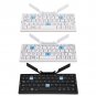 Universal Mini Folding Magnetic Holder Bluetooth Wireless Keyboard Rechargeable