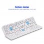 Universal Mini Folding Magnetic Holder Bluetooth Wireless Keyboard Rechargeable