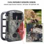 RD1000 1080P HD 12MP Scouting Trail Night Vision Game Hunting Camera in the fall