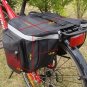 Cycling Bicycle Bike Rack Back Rear Seat Storage Bag Carrier Double Pannier Red