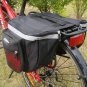 Cycling Bicycle Bike Rack Back Rear Seat Storage Bag Carrier Double Pannier Red