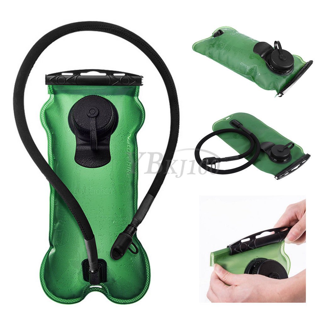 3L PEVA Water Bladder Hydration Systems Outdoor Camping Hiking Water Bag Pouch