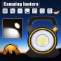 2X USB Solar Portable LED Rechargeable Lantern Outdoor Camping Hiking Lamp Light
