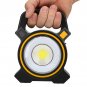 2X USB Solar Portable LED Rechargeable Lantern Outdoor Camping Hiking Lamp Light