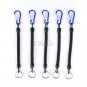 5x Retractable Full Extension Rope Pliers Lanyard Coiled Spring Fishing Camping
