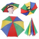 Outdoor Foldable Sun Umbrella Hat Golf Fishing Camping Headwear Cap Head Hats