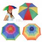 Outdoor Foldable Sun Umbrella Hat Golf Fishing Camping Headwear Cap Head Hats
