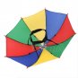 Outdoor Foldable Sun Umbrella Hat Golf Fishing Camping Headwear Cap Head Hats