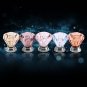 1/8/12X Diamond Acrylic Pull Handle Bedroom Cabinet Knob Drawer Closet Furniture
