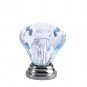 1/8/12X Diamond Acrylic Pull Handle Bedroom Cabinet Knob Drawer Closet Furniture