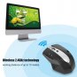 Rechargeable Wireless Mouse Computer PC 2.4Ghz Optical Mice 3 USB Charging Base