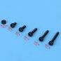 300pcs M3*6/8/12/16/20 Hex Socket Cap Screws Bolts Nuts Assortment Kit Black